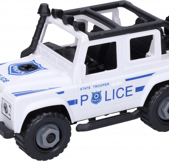 Auto džíp Polícia