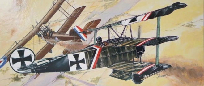 Fokker Dr. 1 1:48 Stavebnica