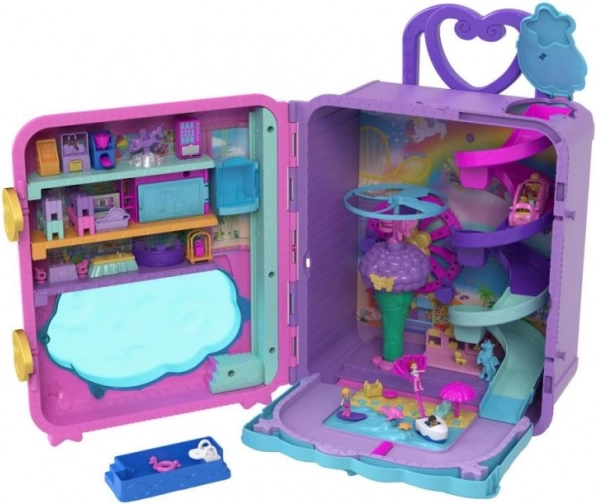 Polly Pocket prázdninový rezort v vozíčku Roll Away