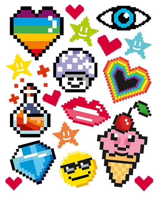 Hravé pixelové motívy pre jedinečný štýl