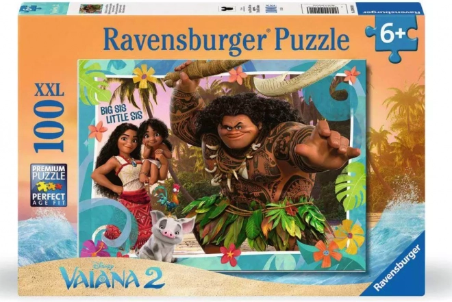 Ravensburger puzzle Disney: Odvážna Vaiana XXL 100 dielikov