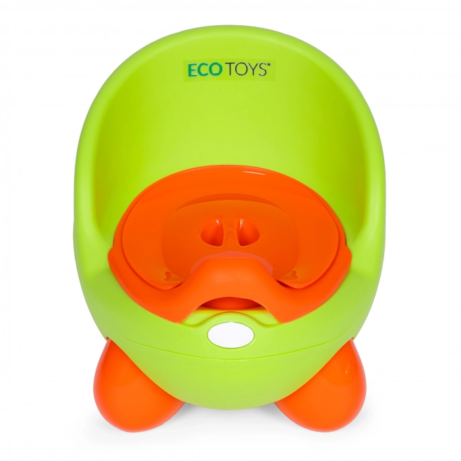 Detský nočník ECOTOYS so zeleným odnímateľným vložkom