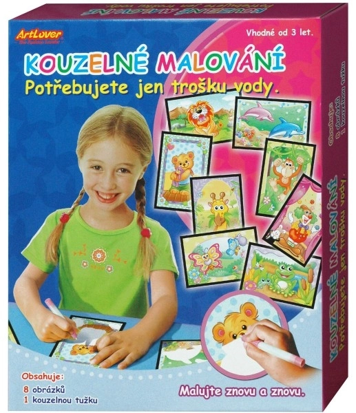 Kúzelné maľovanie - sada 8ks