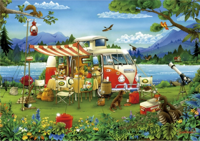 Puzzle Kempovanie 1000 dielikov