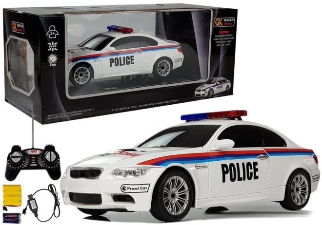 Zábavné Policajné Auto na Diaľkové Ovládanie 1:18