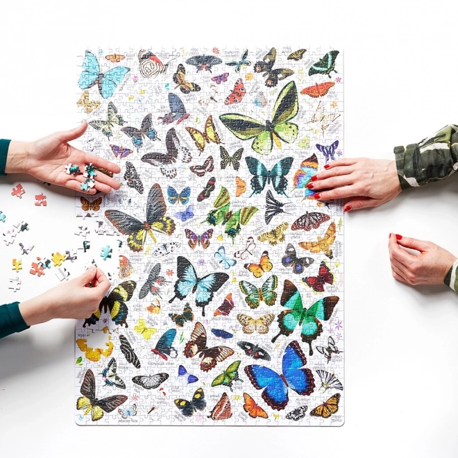 Puzzle Puzzlove Motýle 1000 dielov