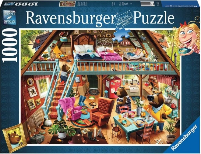 Ravensburger puzzle Goldilocka uväznená! 1000 dielikov