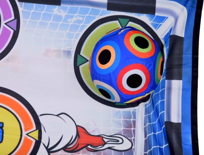 Súprava na hru futbal s terčoviskom a svietiacou loptou