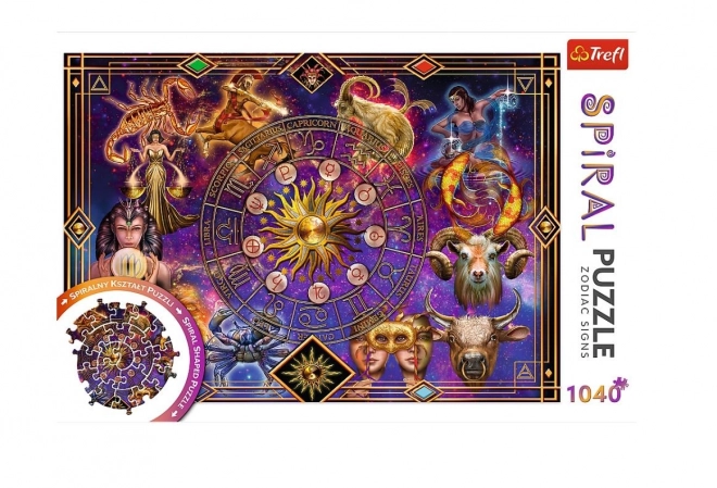 Puzzle Spiral Znamenie Zverokruhu 1040 Dielikov