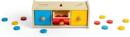 Bigjigs Toys triediaca krabička podľa farieb