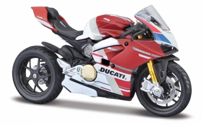 Kovový model motocykla Ducati Panigale V4 Corse s podstavcom 1:18