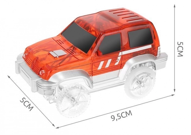 Svietiaca autodráha s autom 3,2m