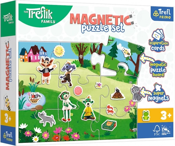 Magnetická skladačka Treflíkov deň pre deti od 3 rokov