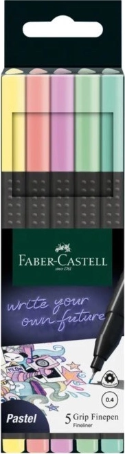 Súprava popisovačov Faber-Castell Grip Pastel - 20 farieb