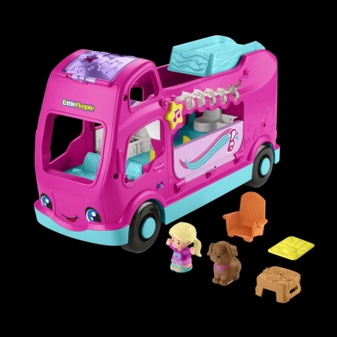 Fisher-Price karavan snov Barbie s osvetlením a zvukmi