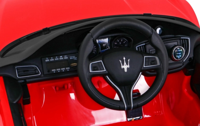 Maserati Ghibli na batériu pre deti červený