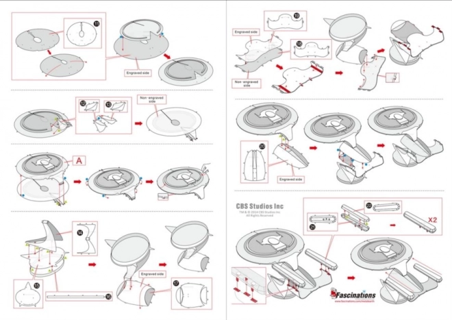 Metal Earth 3D puzzle Star Trek: U.S.S. Enterprise