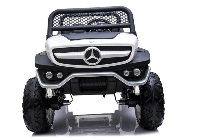 Detské autíčko na batériu Mercedes Unimog biele