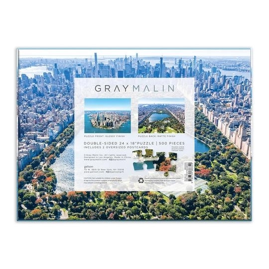 Obojstranné puzzle Gray Malin: New York City 500 dielov