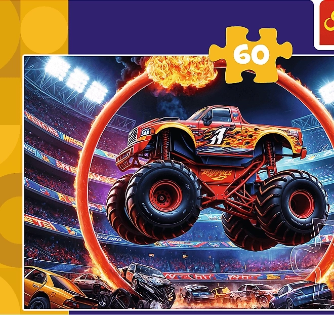 Puzzle Monster Truck 60 dielikov