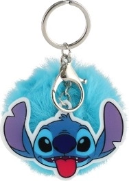 Prívesok na kľúče Stitch s bambuľou