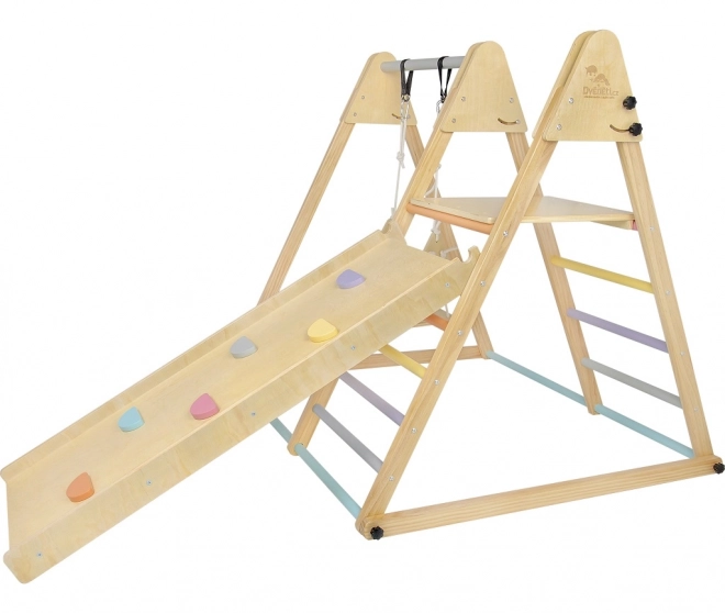 2Kids Toys Drevená hracia zostava so šmykľavkou