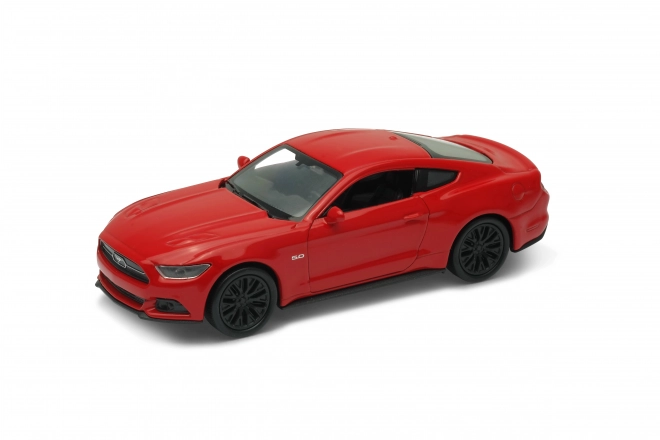 Model auta Welly Ford Mustang GT (2015) 1:34 červený