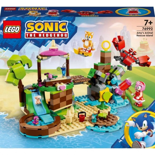 Ostrov na záchranu zvierat Amy z LEGO Sonic the Hedgehog