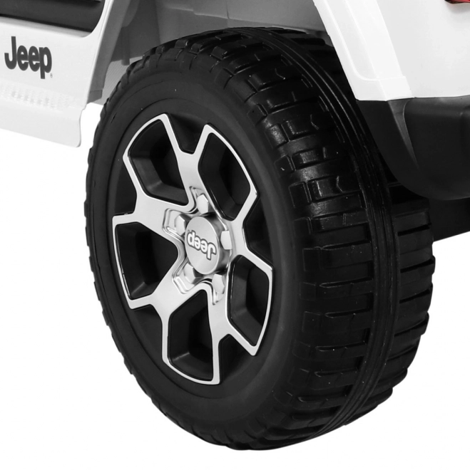 Jeep Wrangler Rubicon na akumulátor pre deti biely