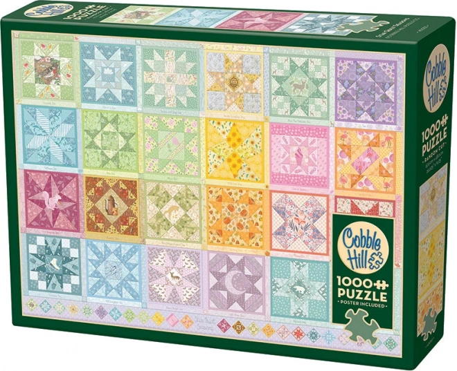 Puzzle Vyšívaná deka Hvezdné ročné obdobia 1000 dielikov