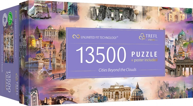 Puzzle Mesta za Oblakmi 13500 Dielikov