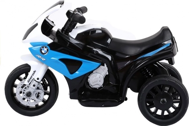 Elektrický motor BMW S1000RR, trojkolesový, modrý