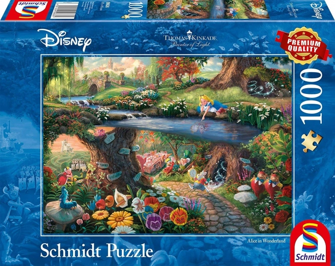 Puzzle Alenka v ríši divov 1000 dielikov