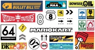 Baliaci papier Super Mario