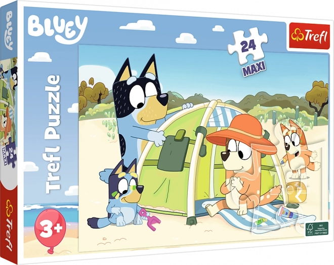 Puzzle Bluey A Jej Skvelý Deň Maxi 24 Dielikov