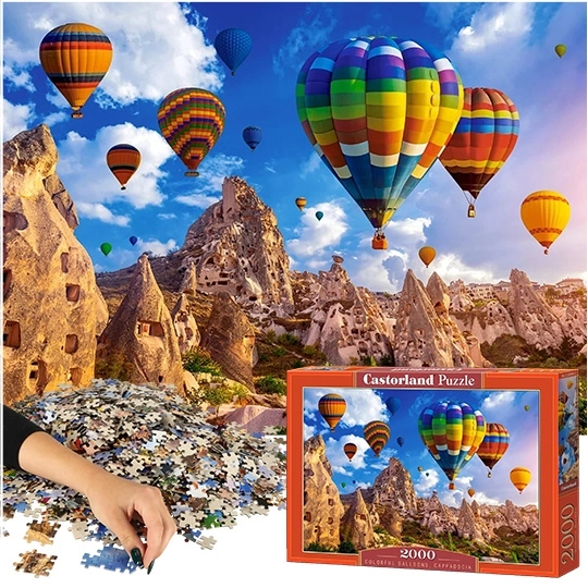 Puzzle 2000 dielikov Farebné balóny Kappadokia