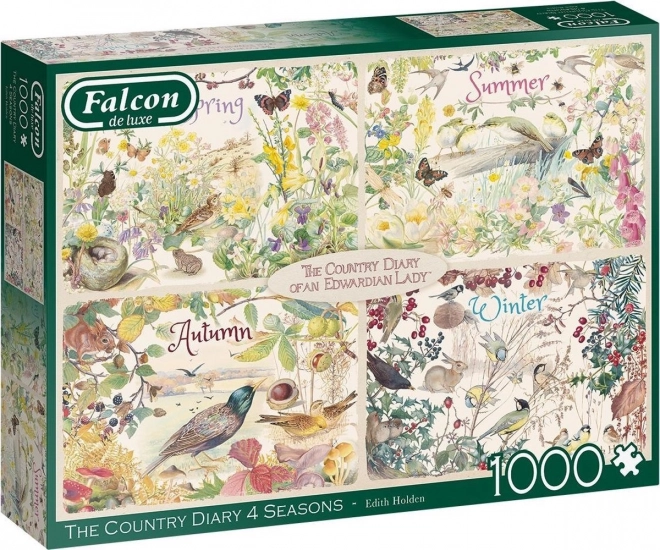 Falcon puzzle Venkovský denník štyroch ročných období 1000 dielikov