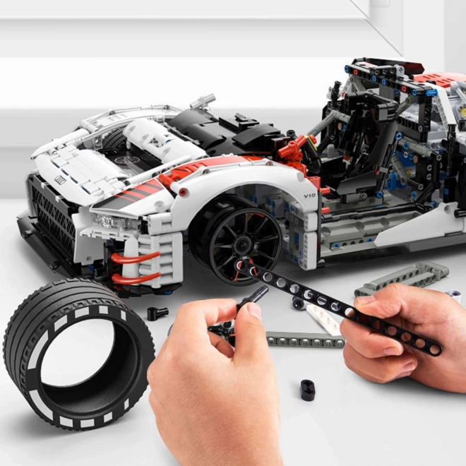 Stavebnica RC Auto Audi R8 1:8 od Rastar s 3322 Dielmi