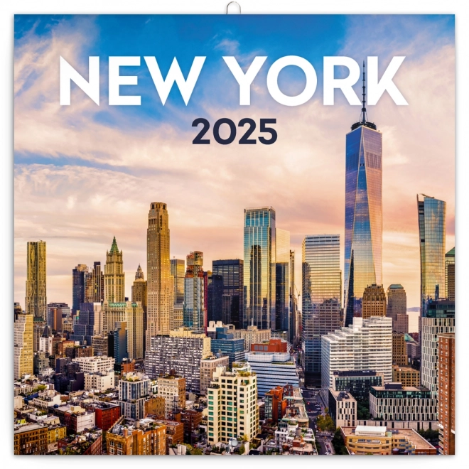 Poznámkový kalendár New York 2025