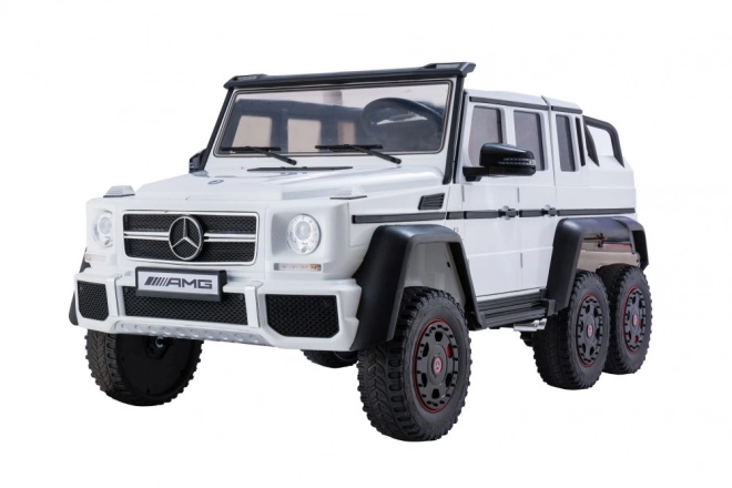 Auto na akumulátor Mercedes G63 6x4 24V biele