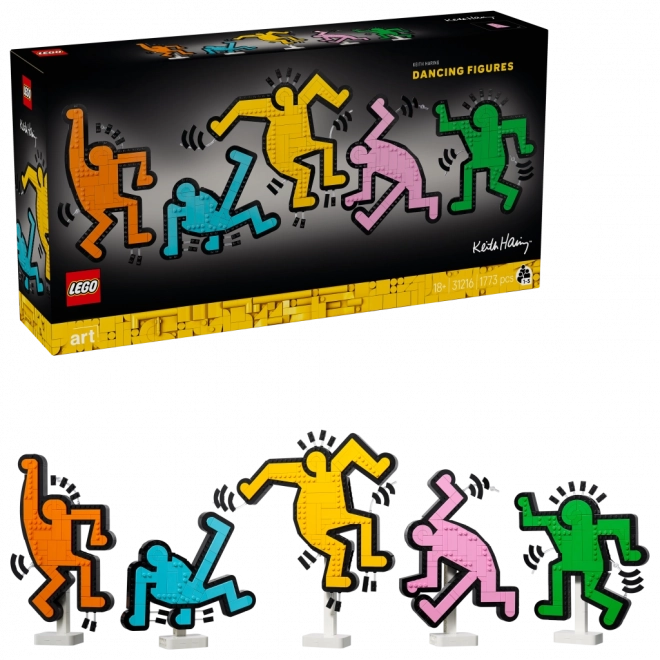 LEGO Art Keith Haring – Tanečné postavy