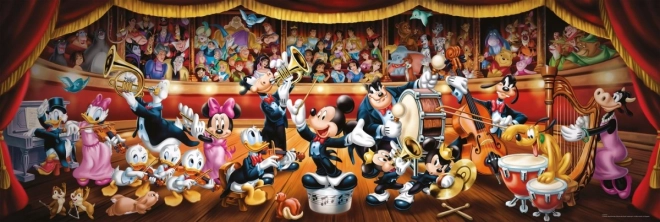 Clementoni Panoramatické Puzzle Disney Orchestr 1000 Dielikov