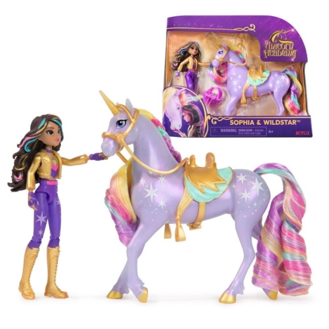 Unicorn Academy figúrky Sofia a Polárka 11 cm