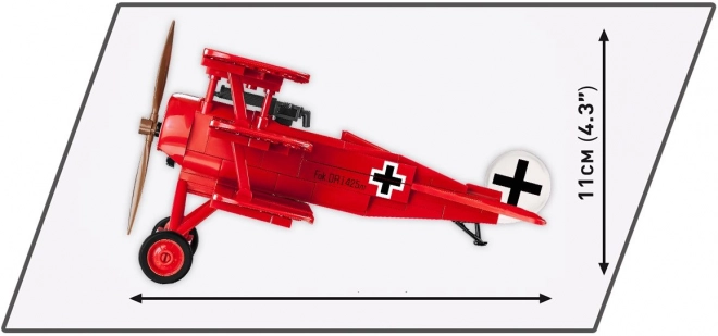 Stavebnica Fokker Dr.1 Červený barón