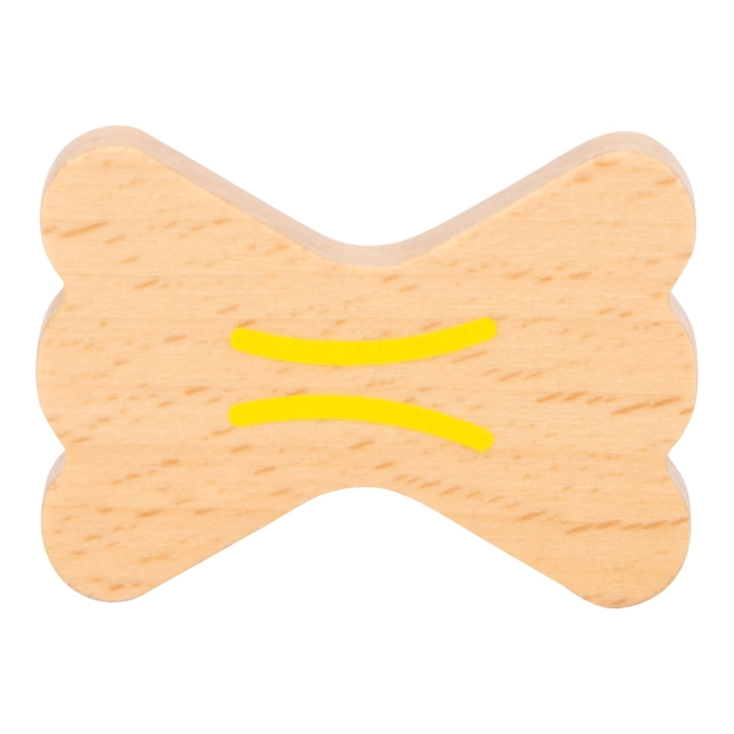 Realistické drevené farfalle pre nekonečnú hru