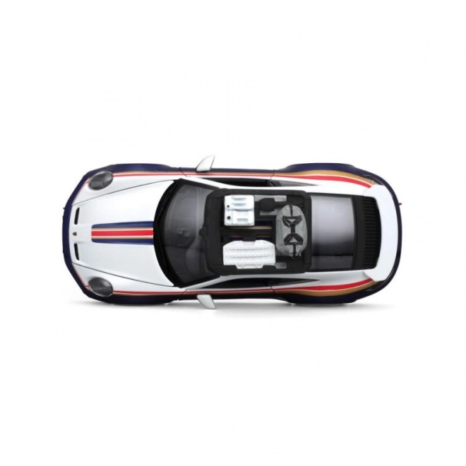 Bburago závodný model Porsche 911 Dakar modrý