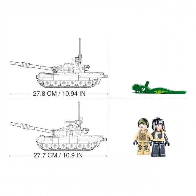 Sluban Bojový tank T-72B3 2v1