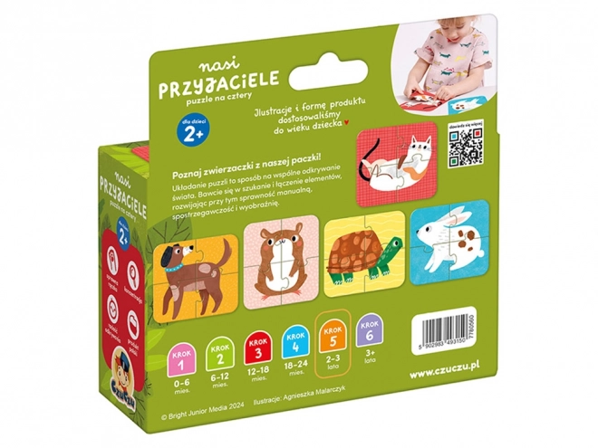 Puzzle Štyri Prírodná Úroveň