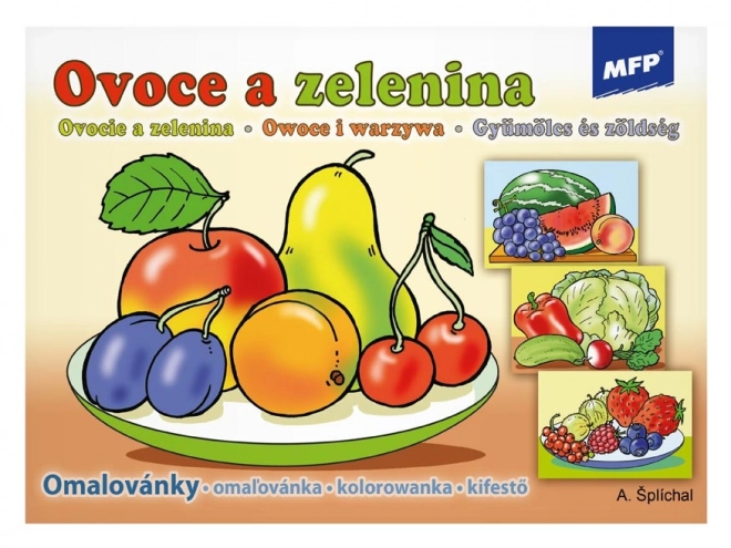 Omaľovánky MFP ovocie a zelenina