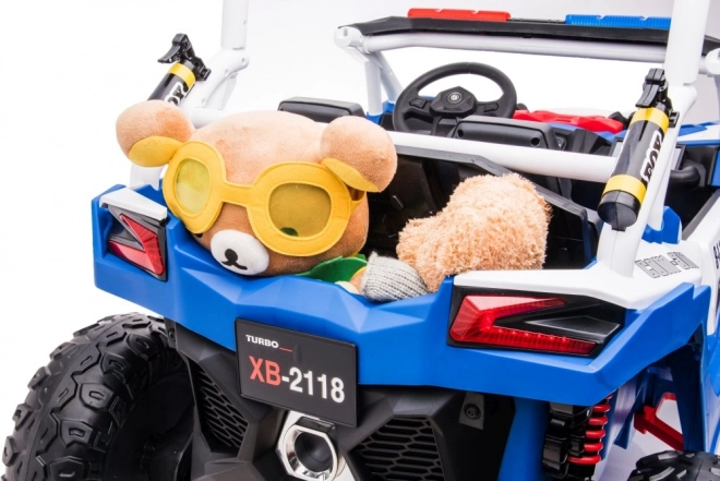 Detské policajné vozidlo na batériu 4x4 Buggy XB-2118